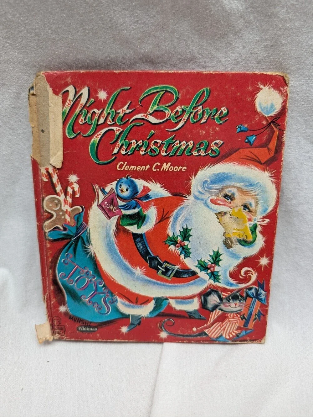 The Night Before Christmas by Clement C. Moore 1963 Whitman Tell-A-Tales #2517